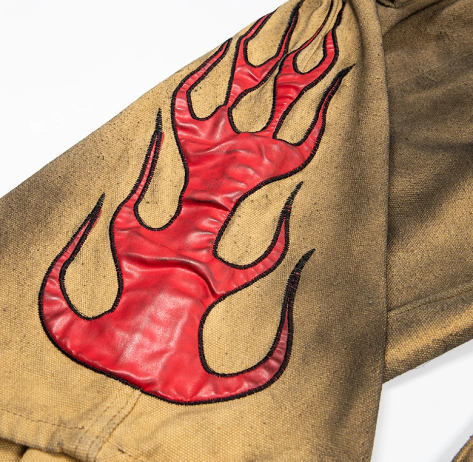 Hip Hop Flame Loose Baggy Harajuku Cargo Pants 2e8ef425 7d2d 4cb8 bbc6 1461740991cf283201 6407f18a