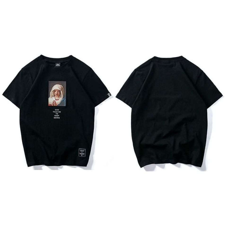 Virgin Mary Cotton T-shirt H5d6b166a0a9f4da4bd8877d76f50c1daN 64a4acec
