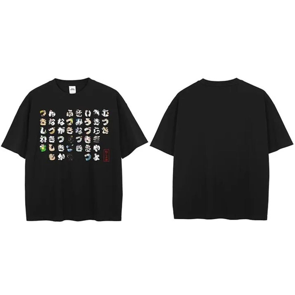 Harajuku Japanese Cat Ukiyoe Graphic T-Shirt S035d111821ed457f841e0a3634e3c49fO 6522fb9c