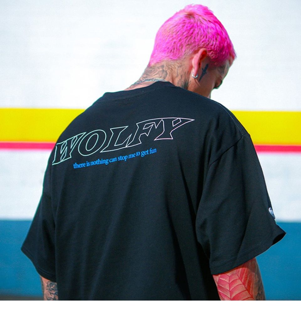 Wolfy Cotton T-shirt H16e3d1c7550f4c74b639a04d0c97caabN 67cc0296