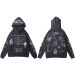 Tribal Skull Cotton Sweatshirt Hoodie