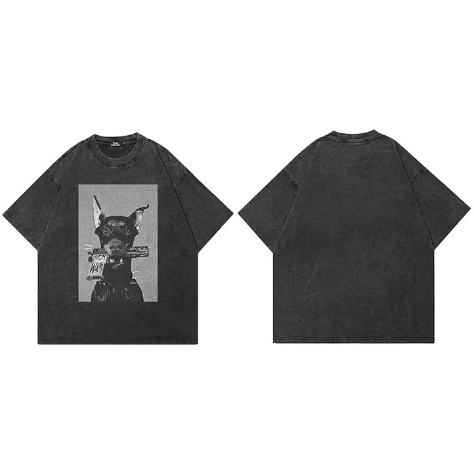 Graffiti Doberman Portrait Graphic T-Shirt S60a44e40497e4815bba848cfd39b94ecX 699b7fce