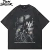 Scary Ghost Castle Graphic Tee S66e7c8cc67374c85942522b3bd3151beO 69037a09