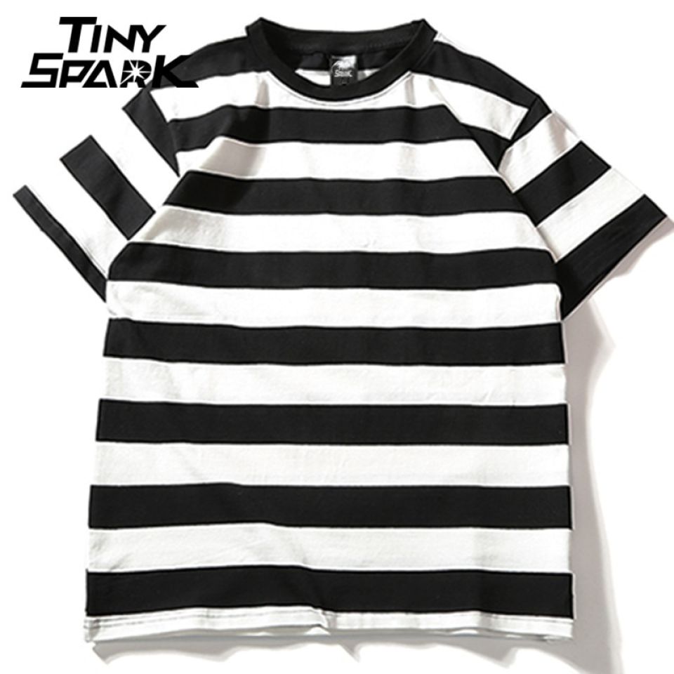 Striped Cotton T-shirt H91227750a5864795a7bae2f345d41b82g 6a75d678
