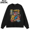Spider Cat Comic Graphic Sweatshirt S35c27e4fbbd9467da36ec4cafbf07002n 6c260e3f