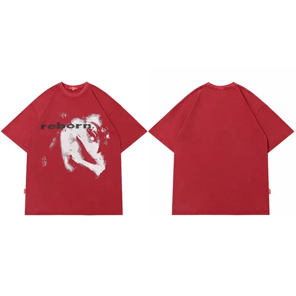 Oversized Half Face Graphic T-Shirt S1e5c5126f5844b48b4fe179ecf194fa1A 6d846d9d