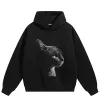 Black Cat Portrait Graphic Pullover Hoodie S7c5fcb8fade5450d933b4c5e1e67a2322 6f361a79
