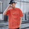 Horizontal Striped Cotton T-shirt H1b18bd6cf1fc46888e55403aff1c2f43S 70e668f8