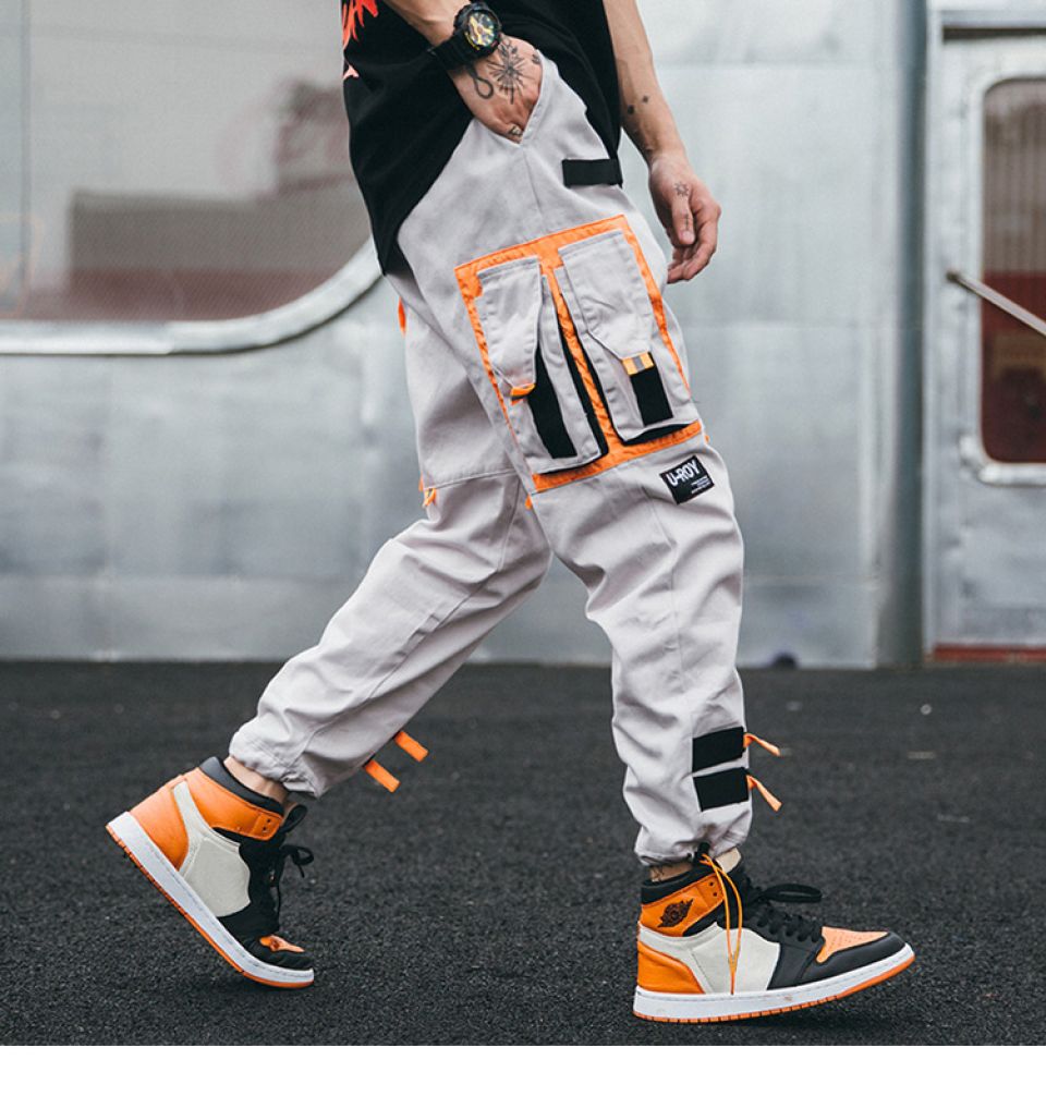 Hip Hop Poly-cotton Cargo Pants