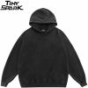 Oversize Plain Solid Black Hoodie Sweatshirt S4ac83383f5234dfd876fd7d47020ab9aw 71e03d32