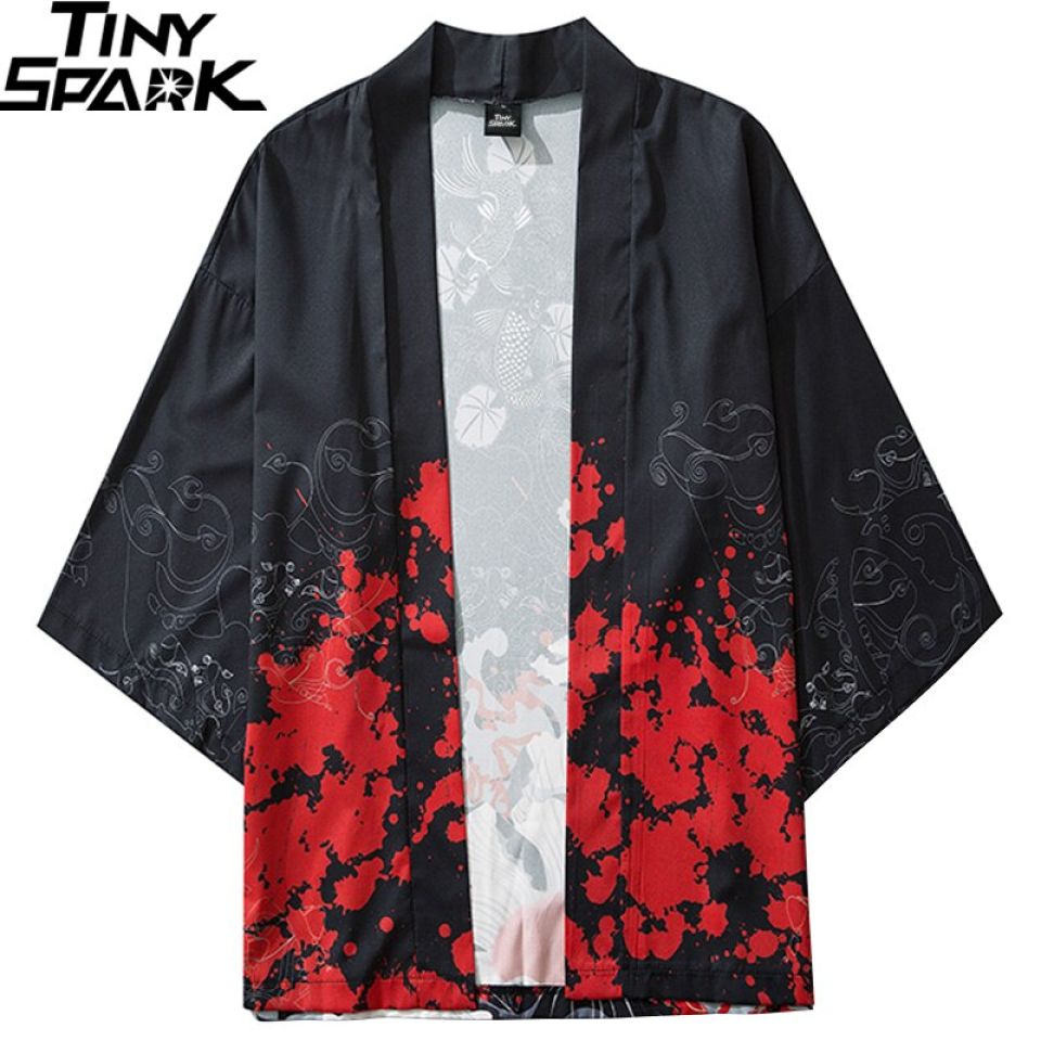 White Daffodil Poly-cotton Kimono