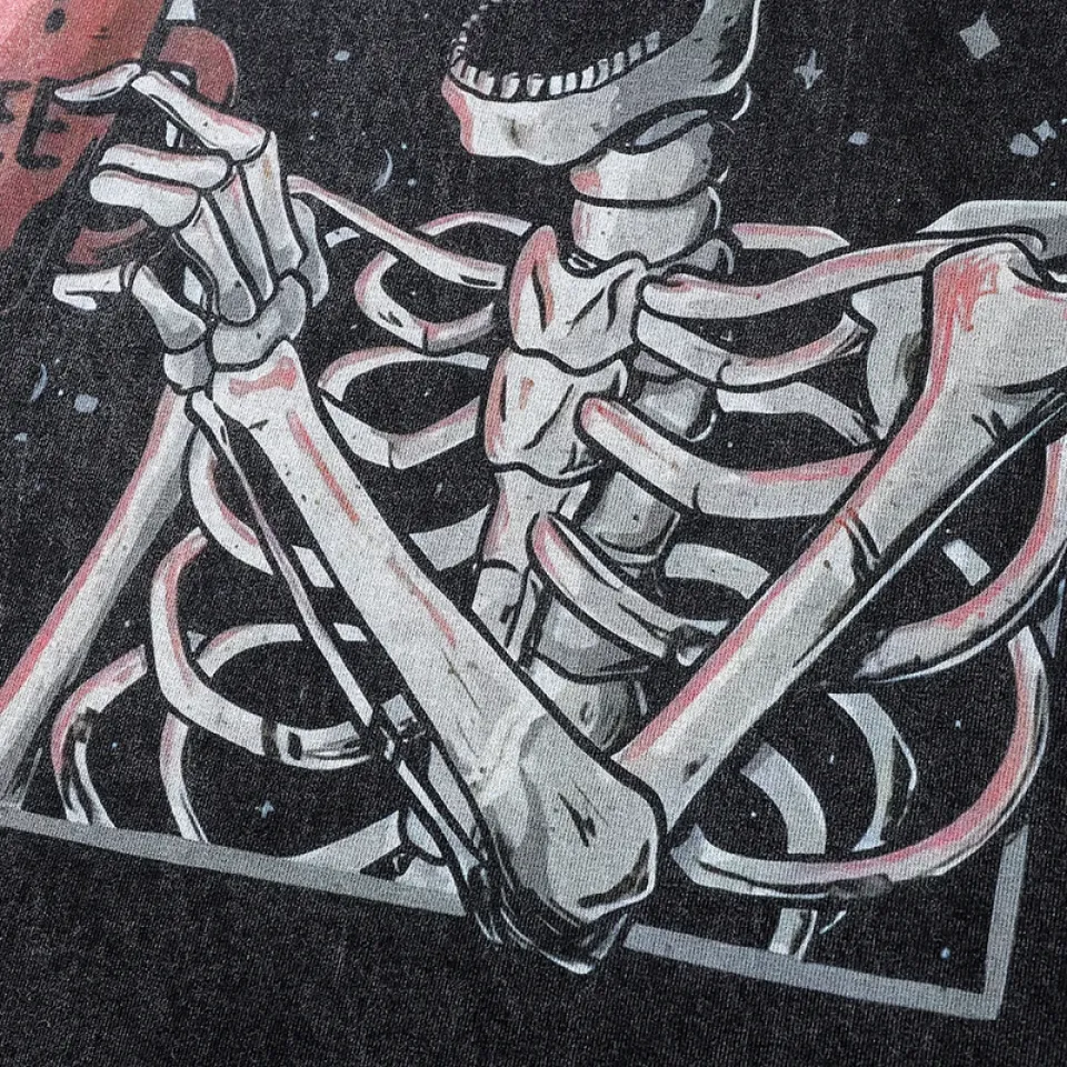 Oversized Alive Skull Skeleton Graphic Tshirt S44ee0afcaef04d72b61bf842277a1515P 72b83aec