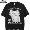 Abyss Cat Graphic T-Shirt Sb802d7388c104d1f9f4c708833778144W 737609d2