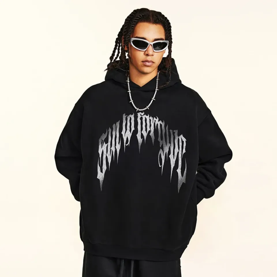 Gothic Gradient Letter Graphic Pullover Hoodie S62caafe54f5b4ff5bab4ed3fb965efa5Y 75170d80