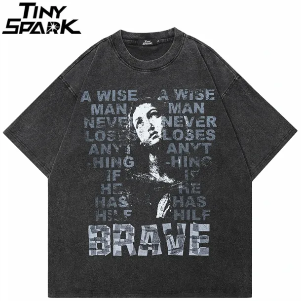 Retro Washed Hip Hop T-Shirt Sdbcc82f9cde24eb19395c26a9a3bbfa4j 77121e3c