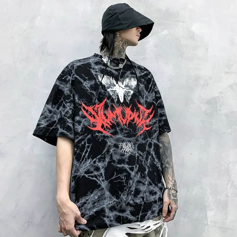 Oversized Dark Style T-Shirt 4 Oversized Dark Style T-Shirt S38de412017c247198d8dce127a6a609c6 791788f5