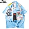 Street Style Scribbled Poly-cotton Shirt 18 Street Style Scribbled Poly-cotton Shirt H548d67d6d9f74b28a9f67fe7e30702c16 7b3e0db9
