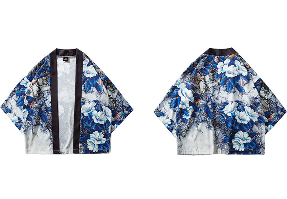 Cobalt Blue Poly-cotton Cropped Kimono HTB1wzNpOgHqK1RjSZJnq6zNLpXaY 7c31685a