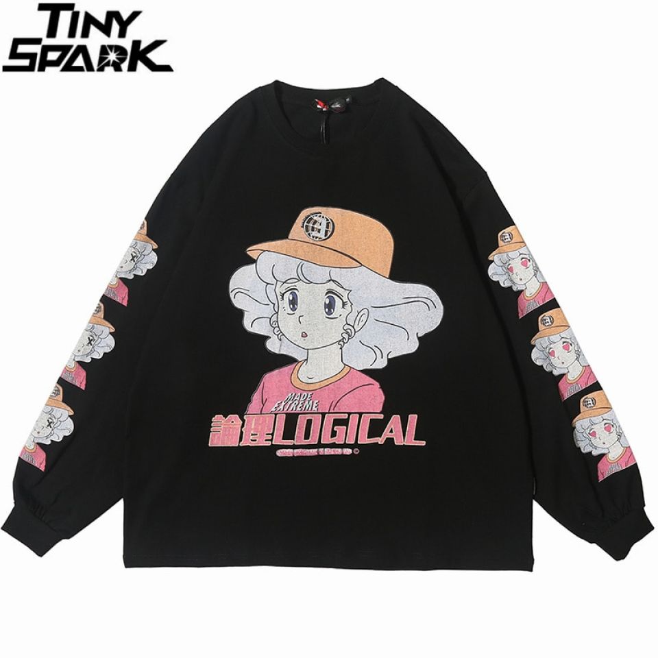 Japanese Cartoon Gal Print Sweatshirt H845066972fc146ca8fa9678ca69d99fcT 7db6881a
