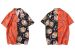 Half-n-Half Fire And Skull Poly-cotton Shirt