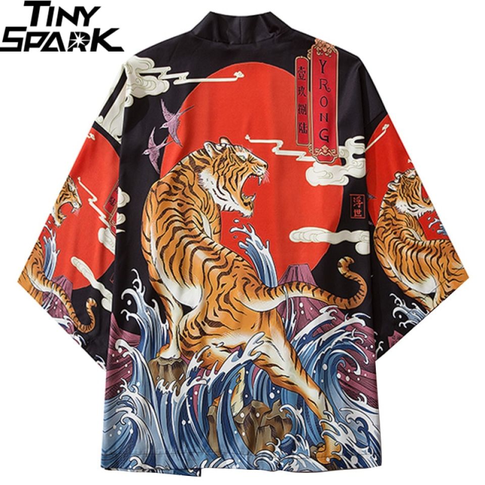 Fierce Tiger Jungle Poly-cotton Kimono H3f5a3e70c03c41a3b127e5ae4db4b8cbF 7ea2edf0