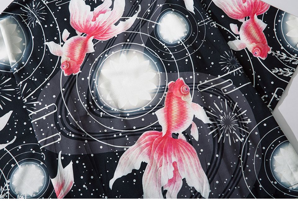 Koi Fish Print Poly-cotton Kimono H7507bd98b02a4f4e801cec7873ef0a19k 7f64d400
