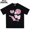 Broken Heart and Skull Graphic Print T-Shirt Sca751e23c3f14b05afbfd61ebf9bdb5cM 802140ad