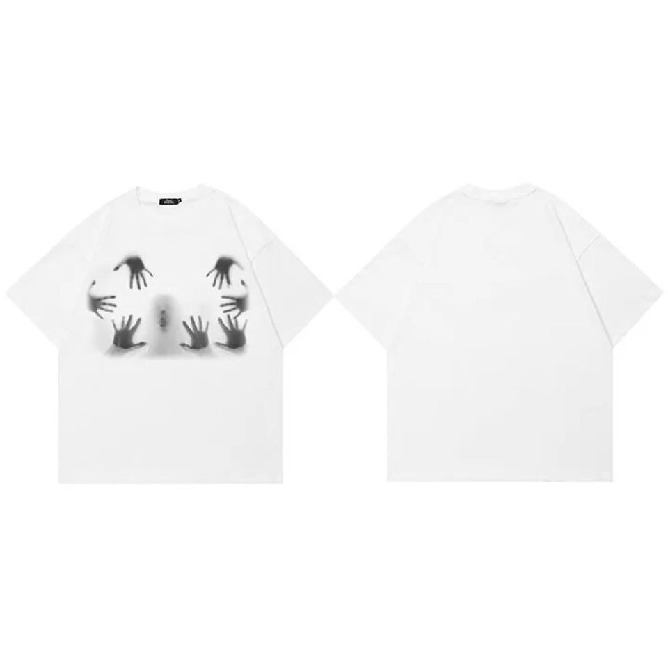 Freak Shadow Graphic Casual White T-Shirt S075c5fd76b8a4af0b5e9997cb043c1eaR 81addbc1