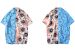 Half-n-Half Fire And Skull Poly-cotton Shirt