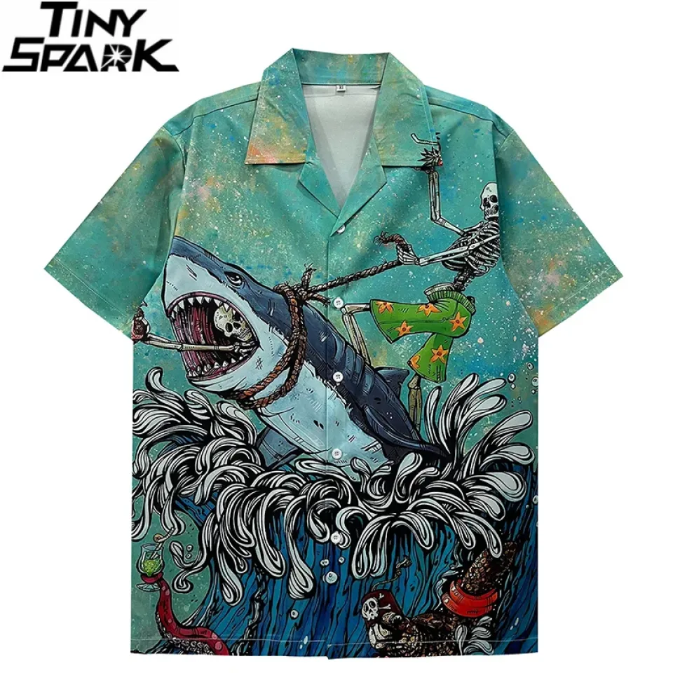 Skeleton Riding Shark Graphic Shirt Sb123cb7eb90c44afbadbec5cd8ff5a9cu 848400ac