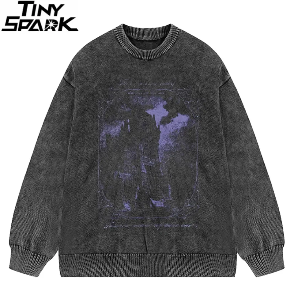 scary castle graphic sweater Scff28ff54d7944778a3fa45486944676V 85aadabe