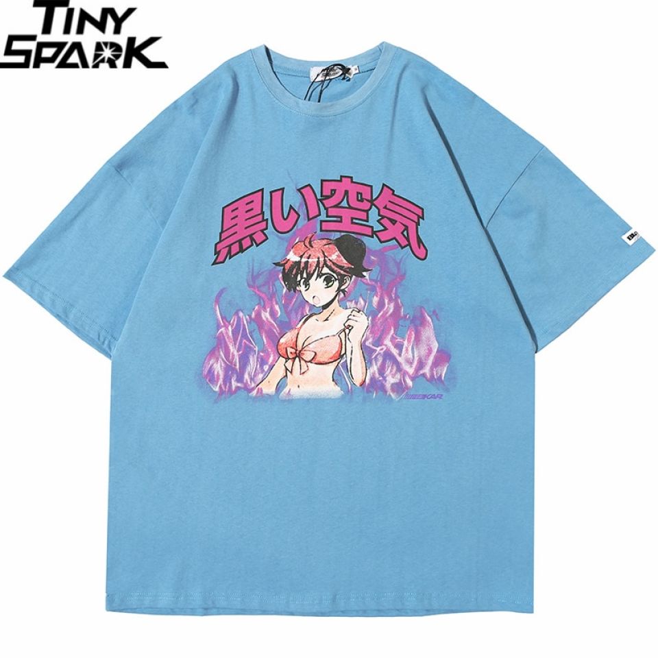 Anime Print Cotton T-shirt Hbbb388b2ed2f4a0f85a7fda7b2fb0526e 86b66032