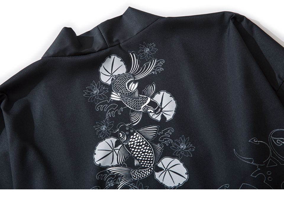 White Daffodil Poly-cotton Kimono Ha9382ce8798a47ad8641ca7f62f0de31a 8782948a