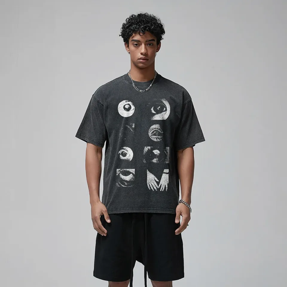 Eye Collage Graphic T-Shirt S0134404847b144c383ae0ab699cf0419E 8798c543