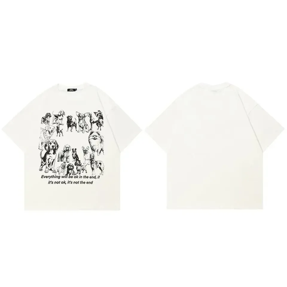 Playful Dogs Graphic T-Shirt White S04f462789de540d9a885a8c87b9f0f4cU 87f62b6a