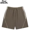 Side-Stripe Patchwork Track Shorts Sdd4431ed7f6748cf85bc4a27e75b5c7be 8a53f847