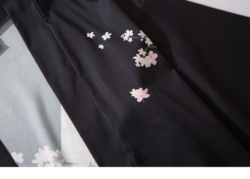 Japanese Cherry Blossom Peace Sign Kimono H1b8e8707cdf34b15bfe63e31c0c12fabI 8b9a7e58