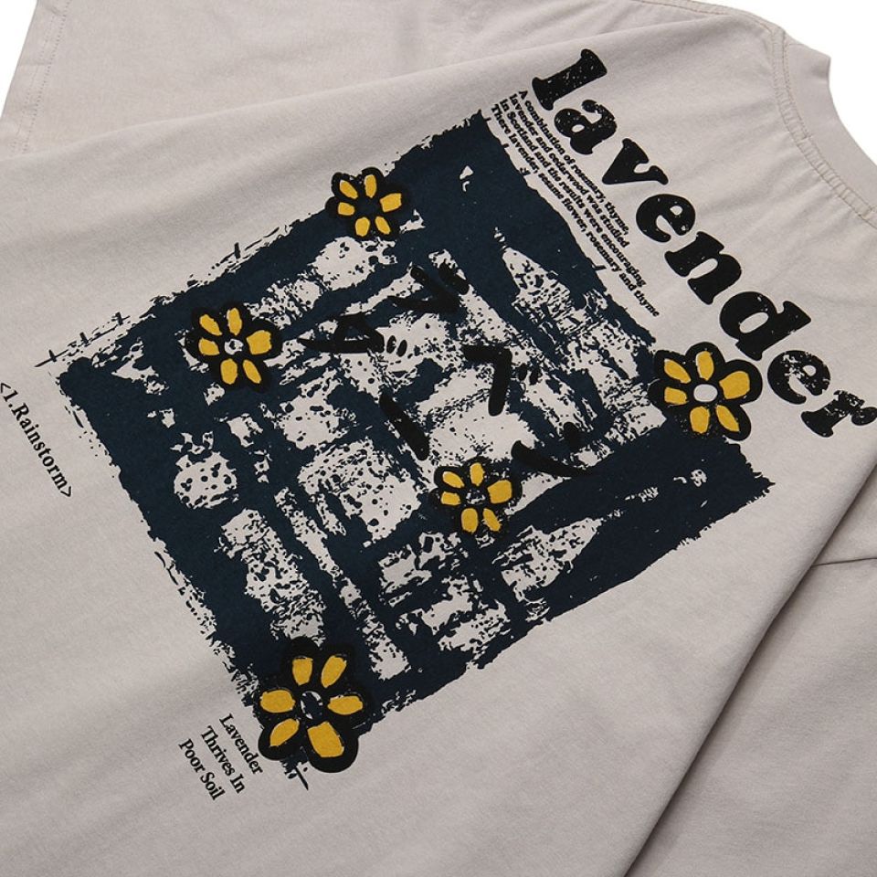 Lavendar Floral Sketch Graphic T-Shirt H744ce1a5d23846908df3d335ddd0e312d 8c19303e
