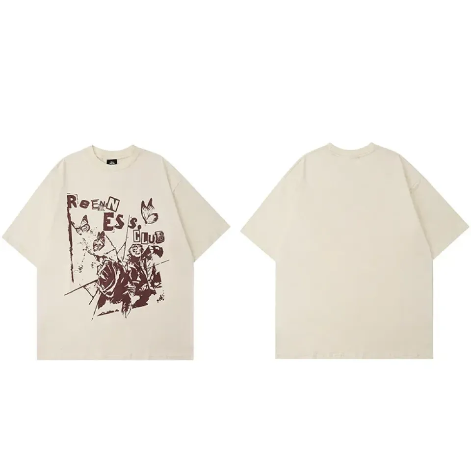 Rose Butterfly Graphic T-Shirt Scaf8b3465760454fb409e3bfee6859507 8c57ff44