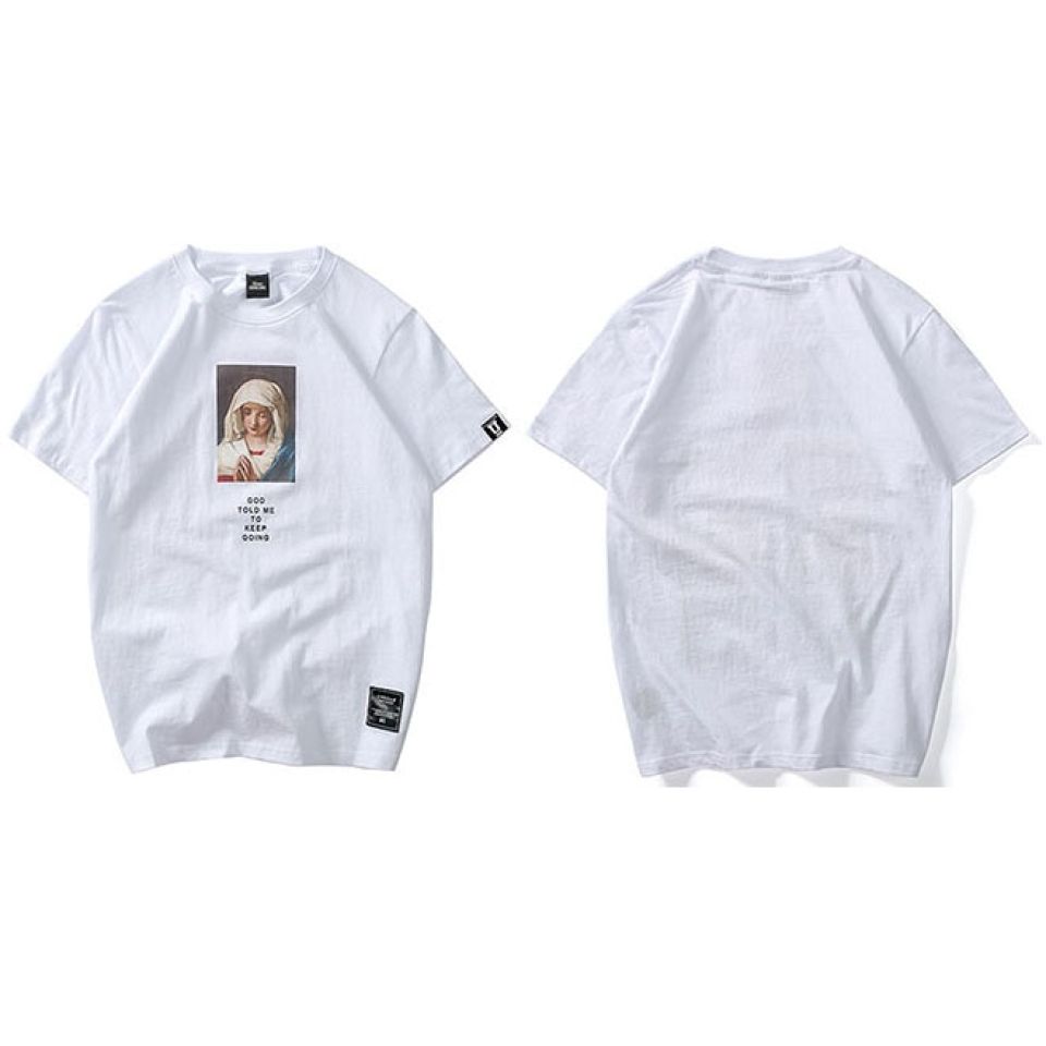 Virgin Mary Cotton T-shirt H660a9a8ceb814267a026165e9f55fee5p 8e49f7fe