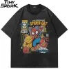 Spider-Cat Comic Graphic T-Shirt S91db98b2de3f42a3bc276b93a7ba7f6dK 8f2562b5