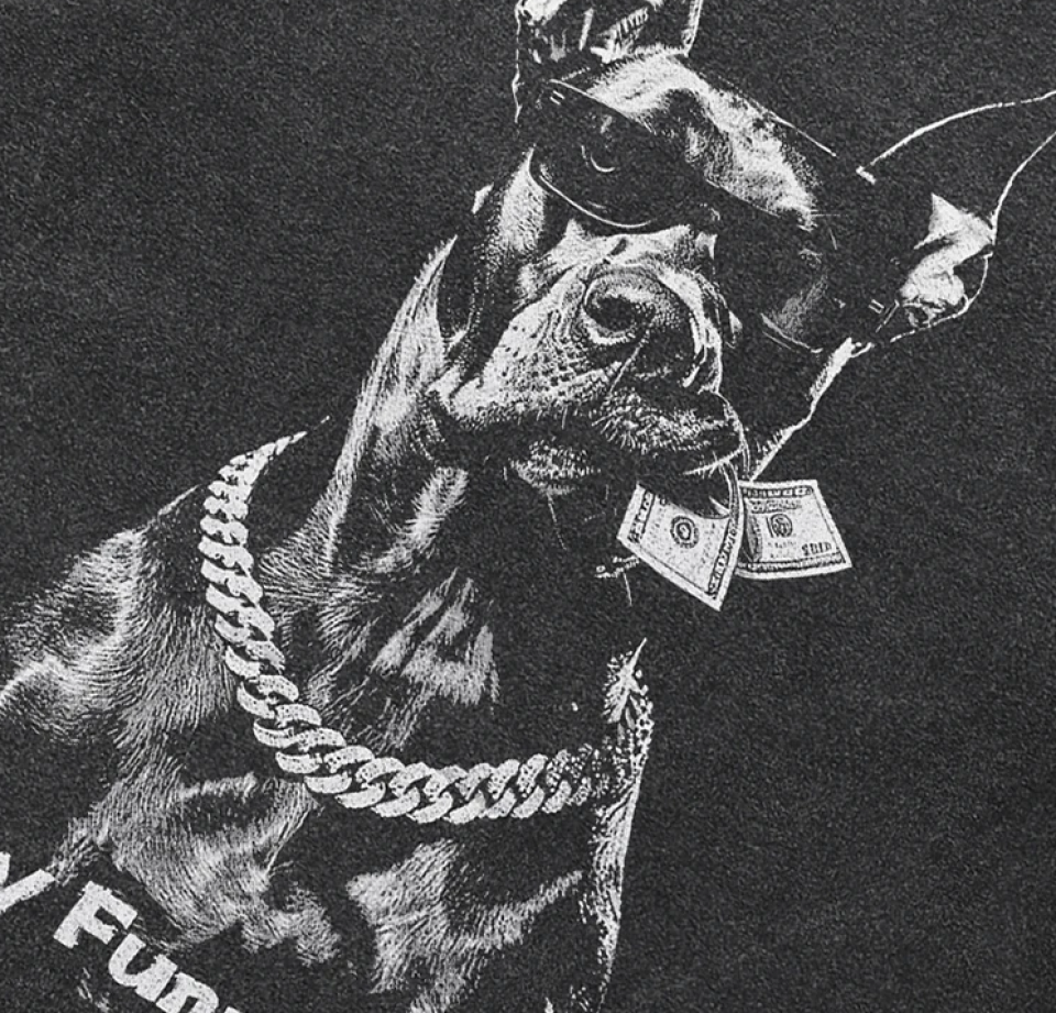 Streetwear Doberman Graphic T-Shirt 348acd47 b53f 4684 bdb8 a65d55947a59308660 9076837a