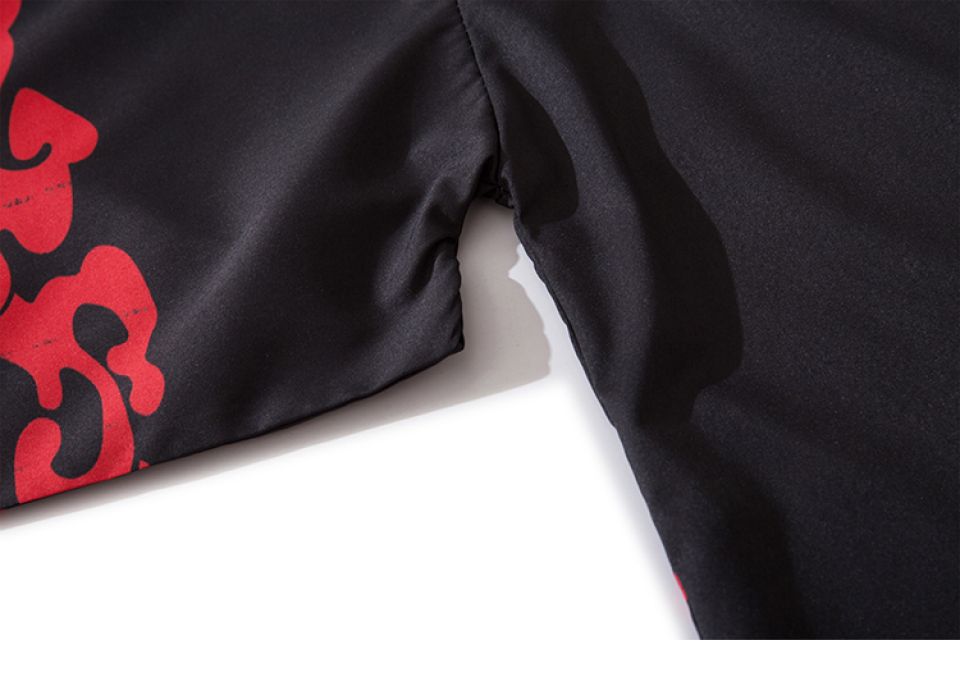 Burning Devil Smirk Poly-cotton Kimono H6236e30916d0459089897173db503fe2K 90662efc