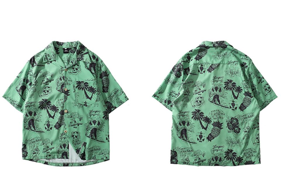 Skull Land Poly-cotton Shirt