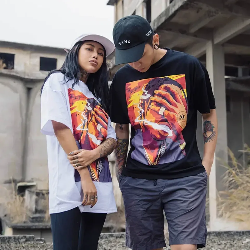 Abstract Portrait Graphic T-Shirt Sdae5415ab84644ca8d1e66081716b68bo 948d7887