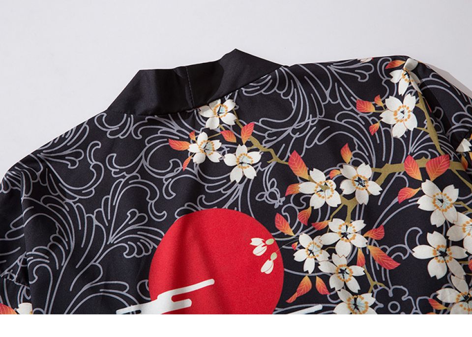 Heron With The Rising Sun Poly-cotton Kimono H181c5df93891463eb6b223f729008782A 95c3c6b4
