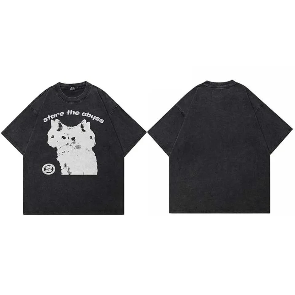 Hybrid Cat Retro Graphic T-Shirt S0588eea1cd6b45aab119eb0bb0cc35d23 95a45fa7