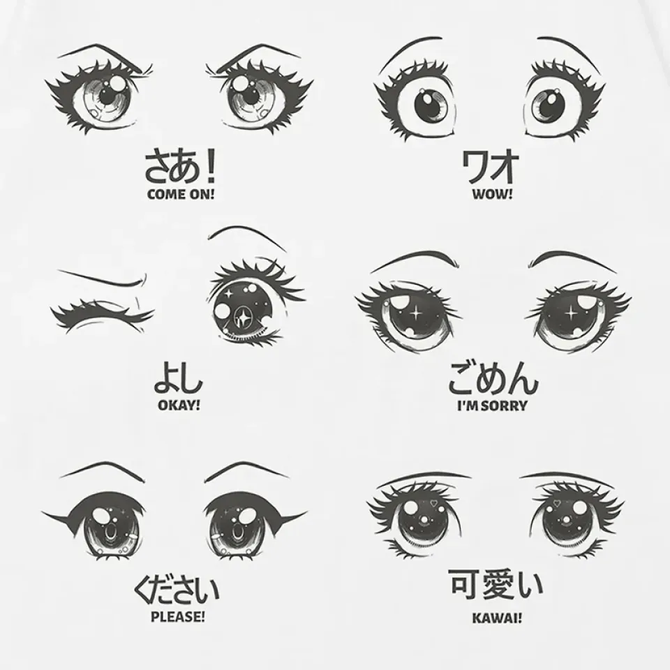 Harajuku Japanese Kanji T-Shirt Sed90f65efe4b49ecaabef438b56b5015X 960a88f4