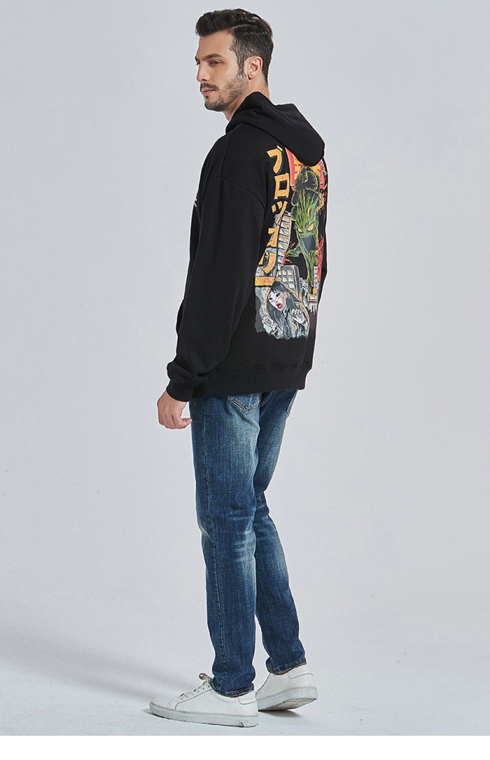 Monster Attack Cotton Sweatshirt Hoodie