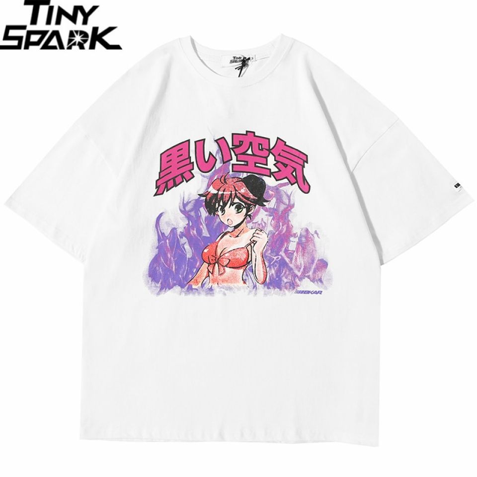 Anime Print Cotton T-shirt Hd9ebbff2b6964cc99e8ce5009f29a28fP 97f70108